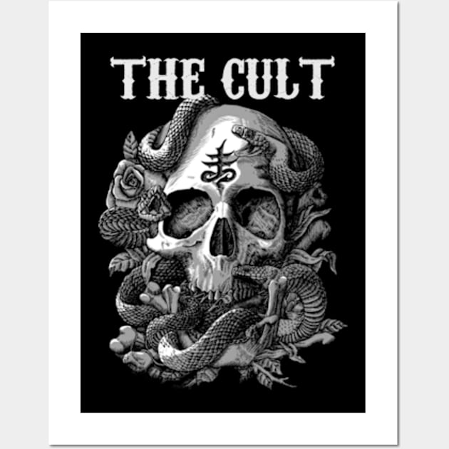 THE CULT BAND MERCHANDISE Wall Art by Rons Frogss